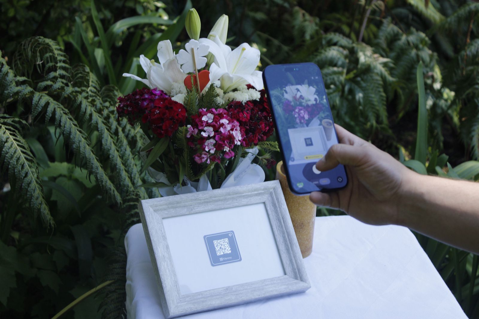 Escanear el código QR del Memmo